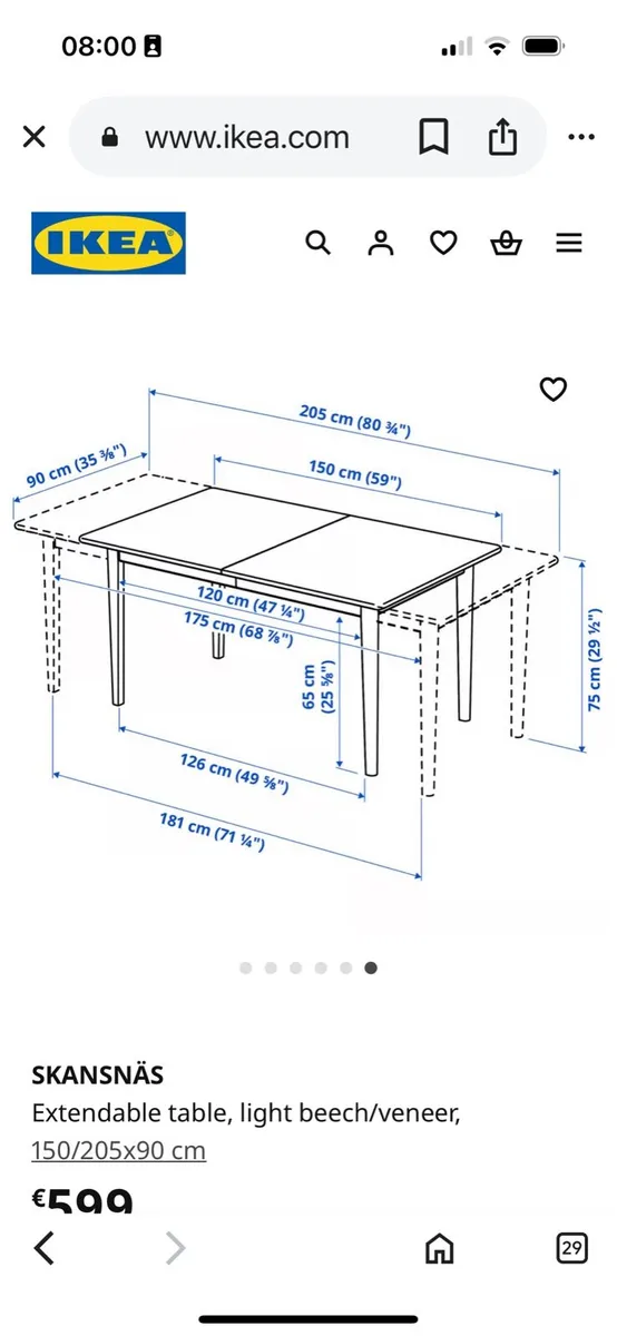 Extendable Dining table - Image 2