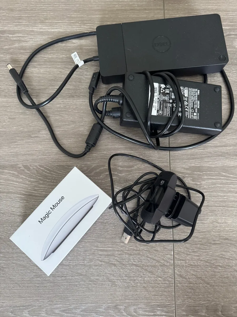 Dell Docking Station, Magic Mouse & 1080p Webcam