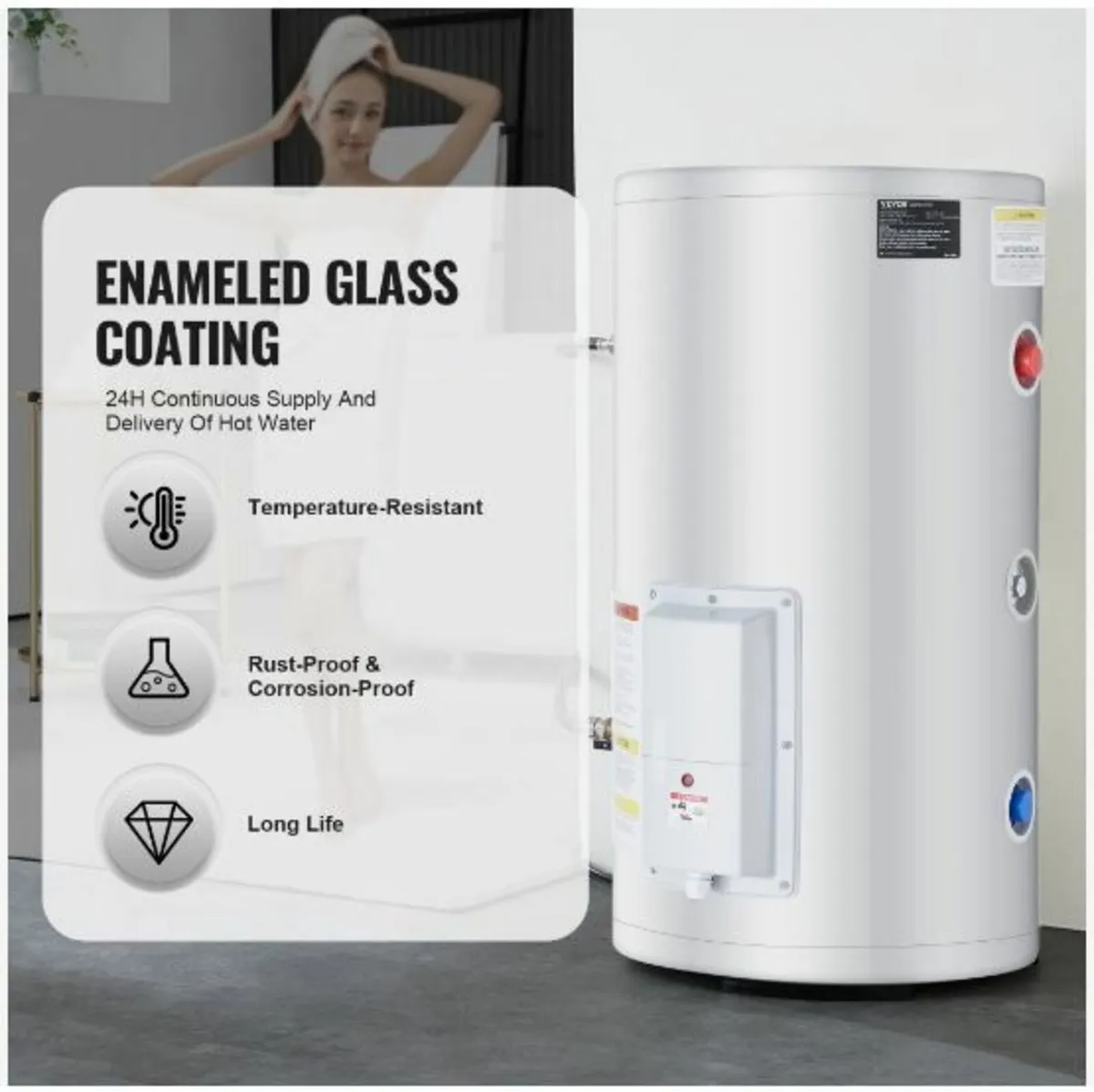 18 Gallon Electric Water Heater Instant - Image 3