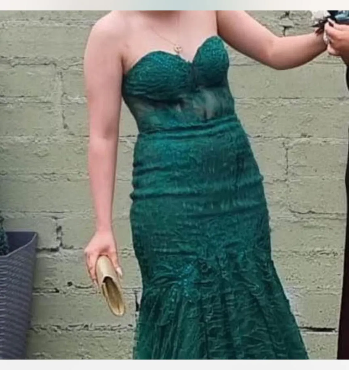 Emerald green debs dress from simply divine - Image 2