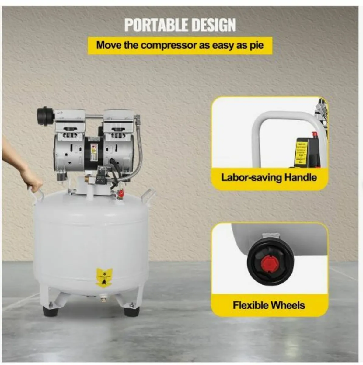Vertical Air Compressor 8.8 Gallon Ultra - Image 3