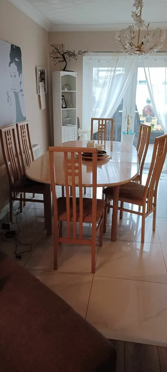 Dining Table & Chairs for Sale - Image 2