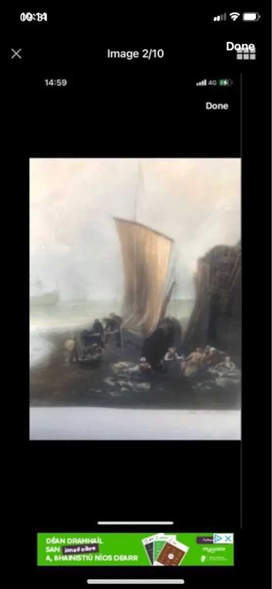 Antique John Cotter Webb Mezzotint Print - Image 2