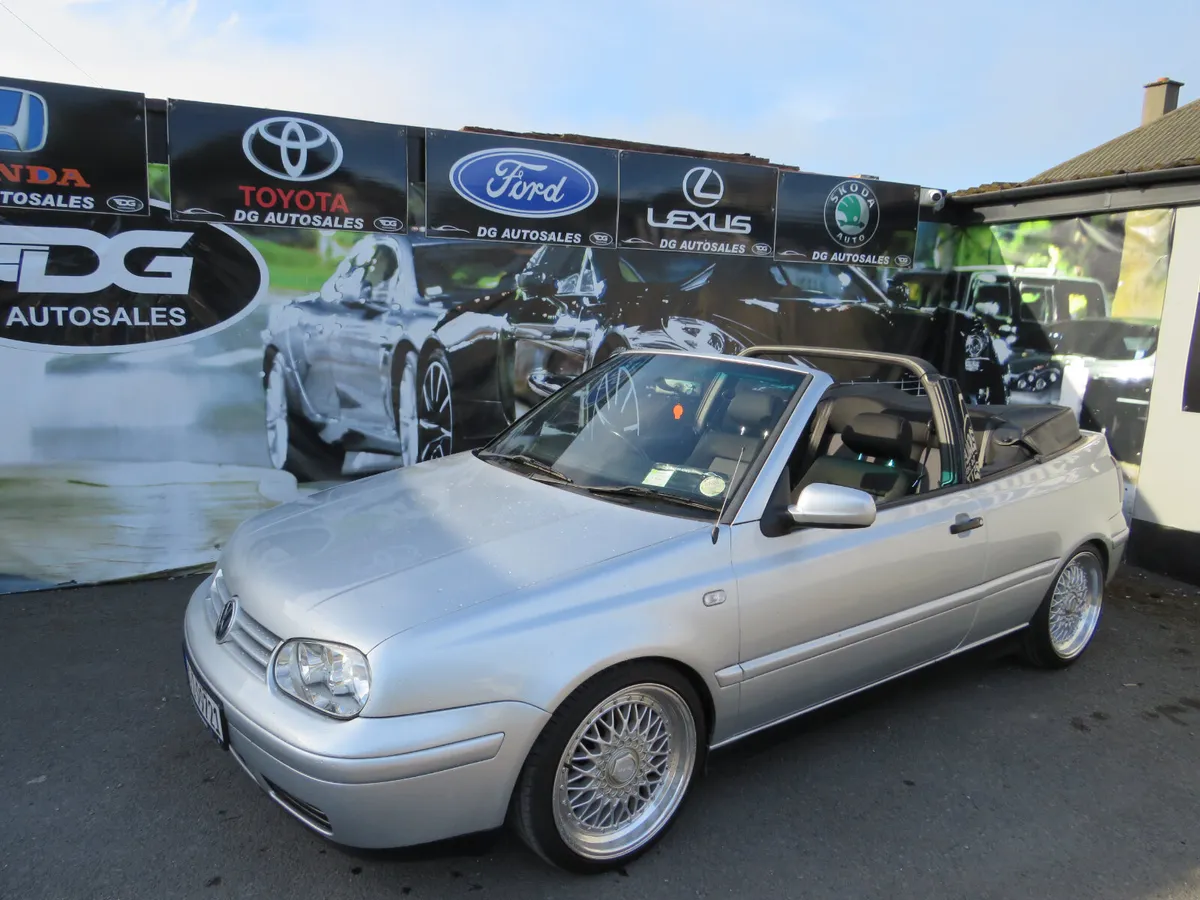 00 VW GOLF 1.8 CONVERTIBLE NCTD & TAXED - Image 1