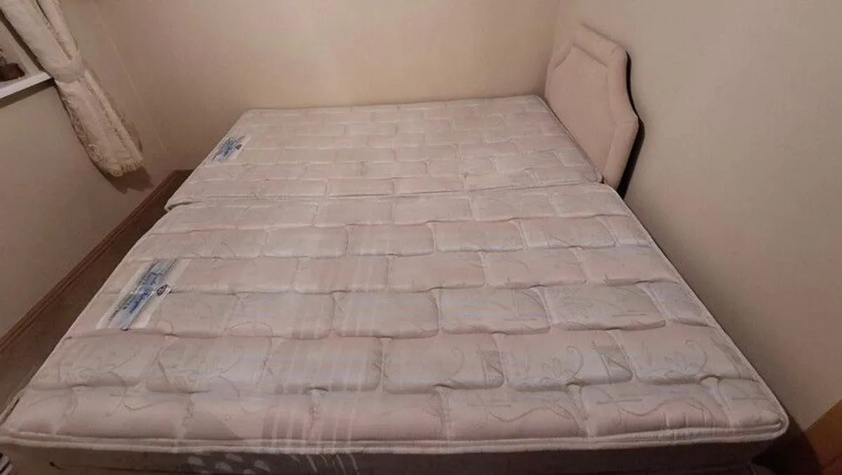 Single/Double divan beds for friends or siblings - Image 3