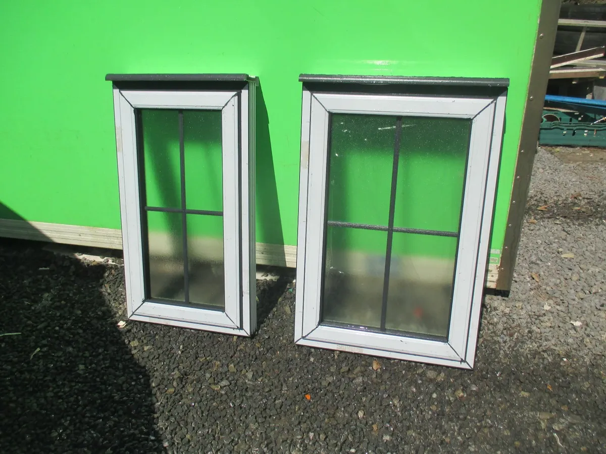 Grey UPVC / PVC Windows, NEW - Image 1
