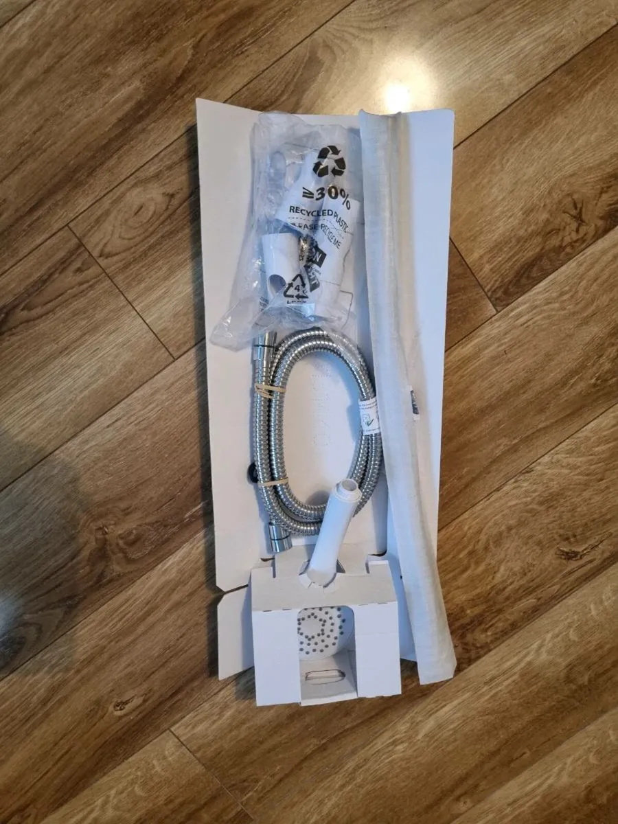 Triton shower head and riser - Image 2
