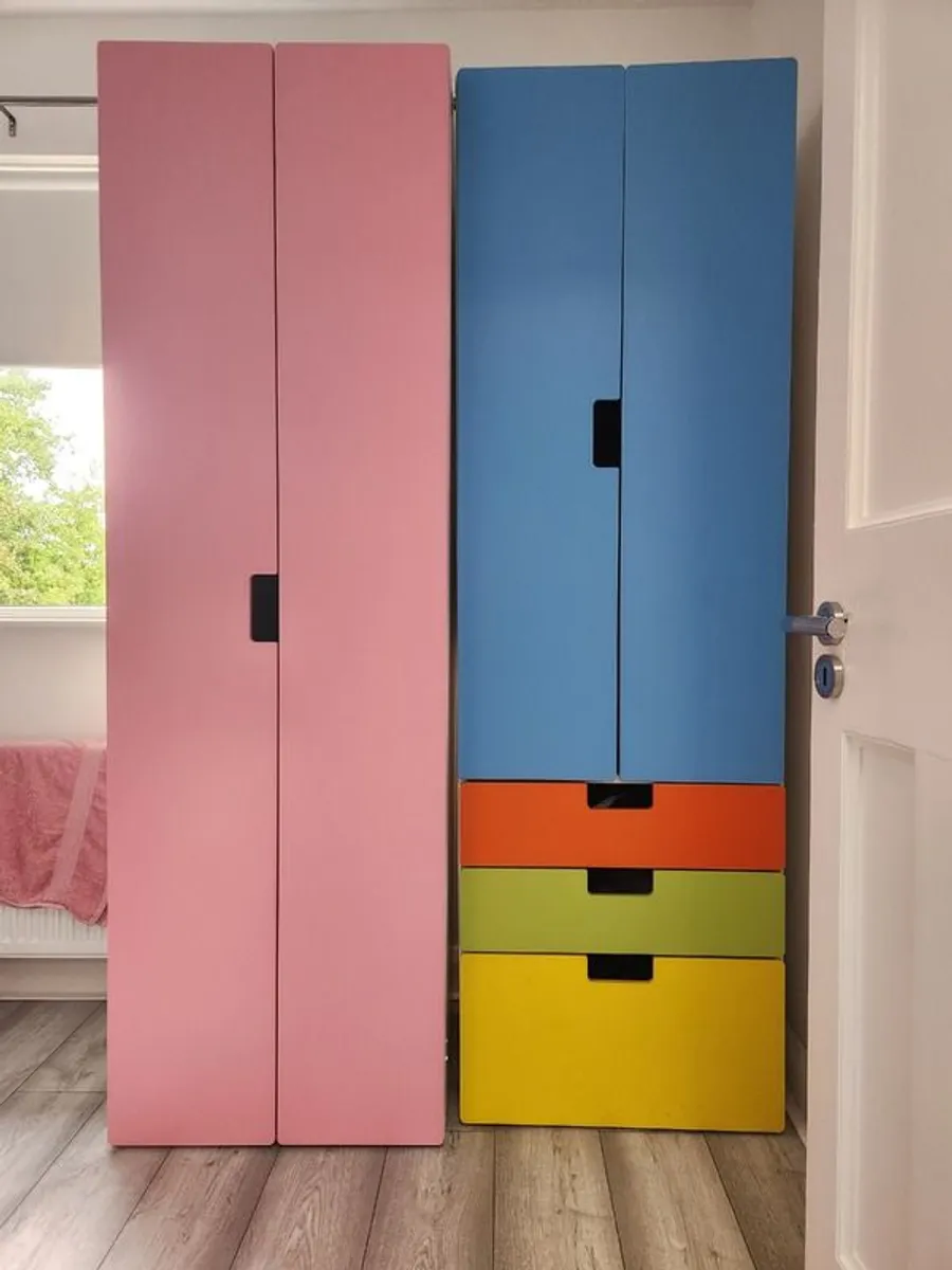 Colourful Ikea Wardrobes x 2 - Image 1