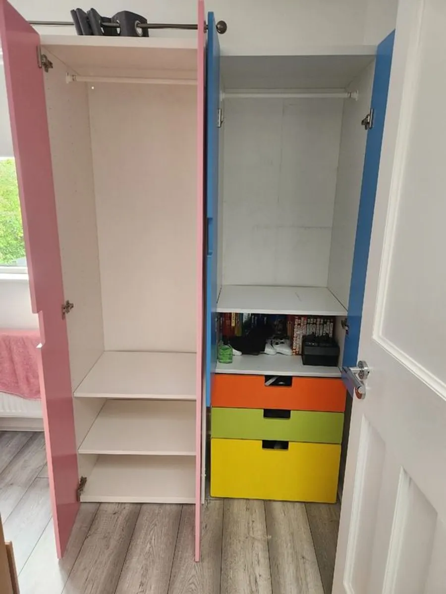 Colourful Ikea Wardrobes x 2 - Image 2