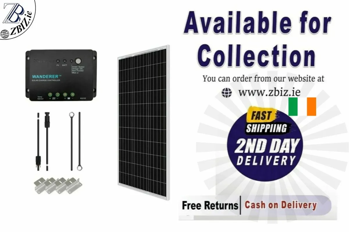 Solar Panel Kit 12V Solar Off-grid System - Image 1