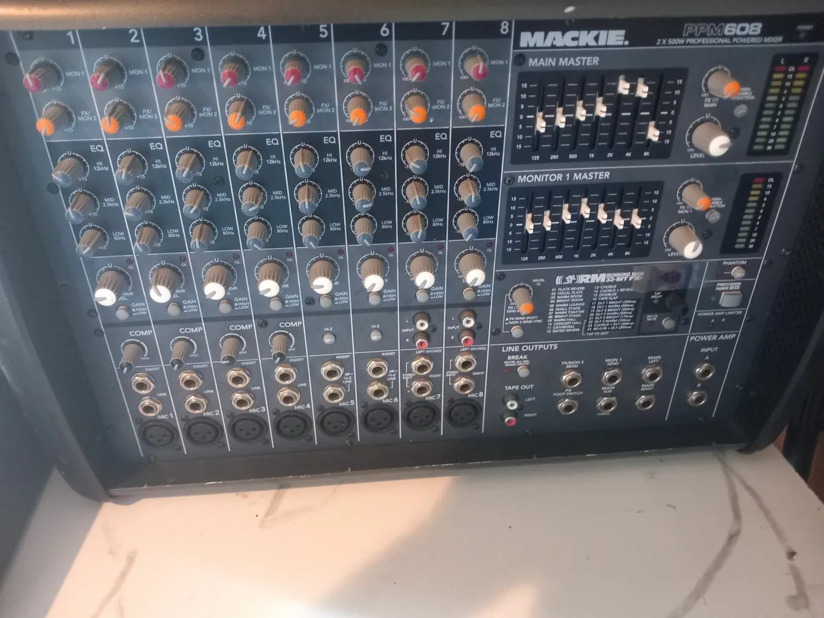 Mackie PPM 608  powered mixer,+ Powered Monitor - Image 1