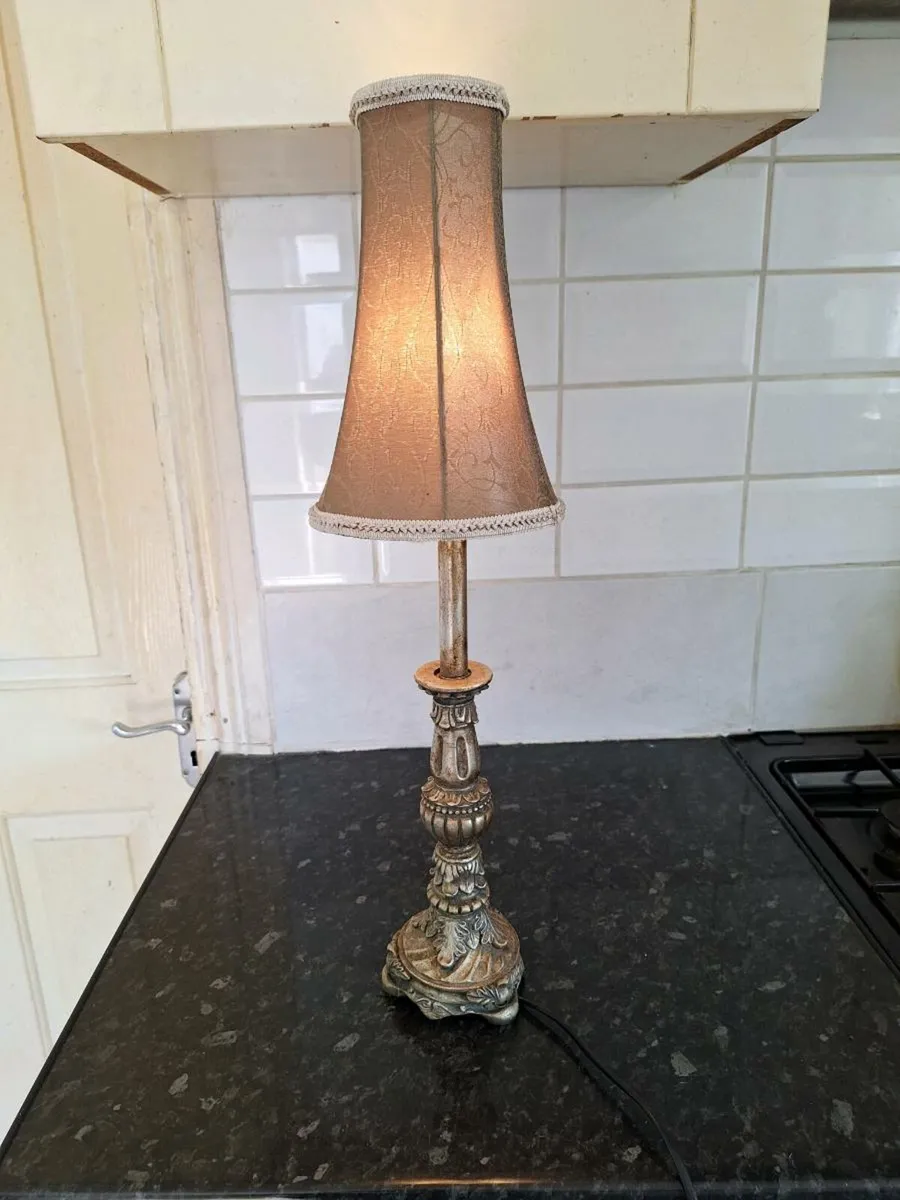 Slim vintage table lamp - Image 1