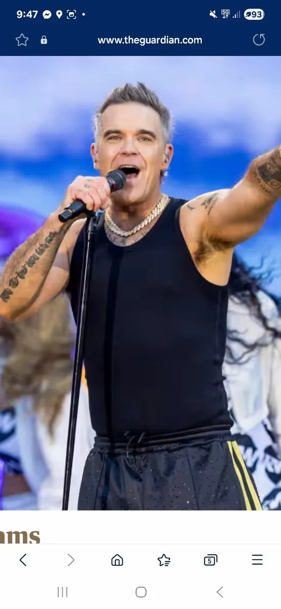 Concert Tickets ROBBIE WILLIAMS