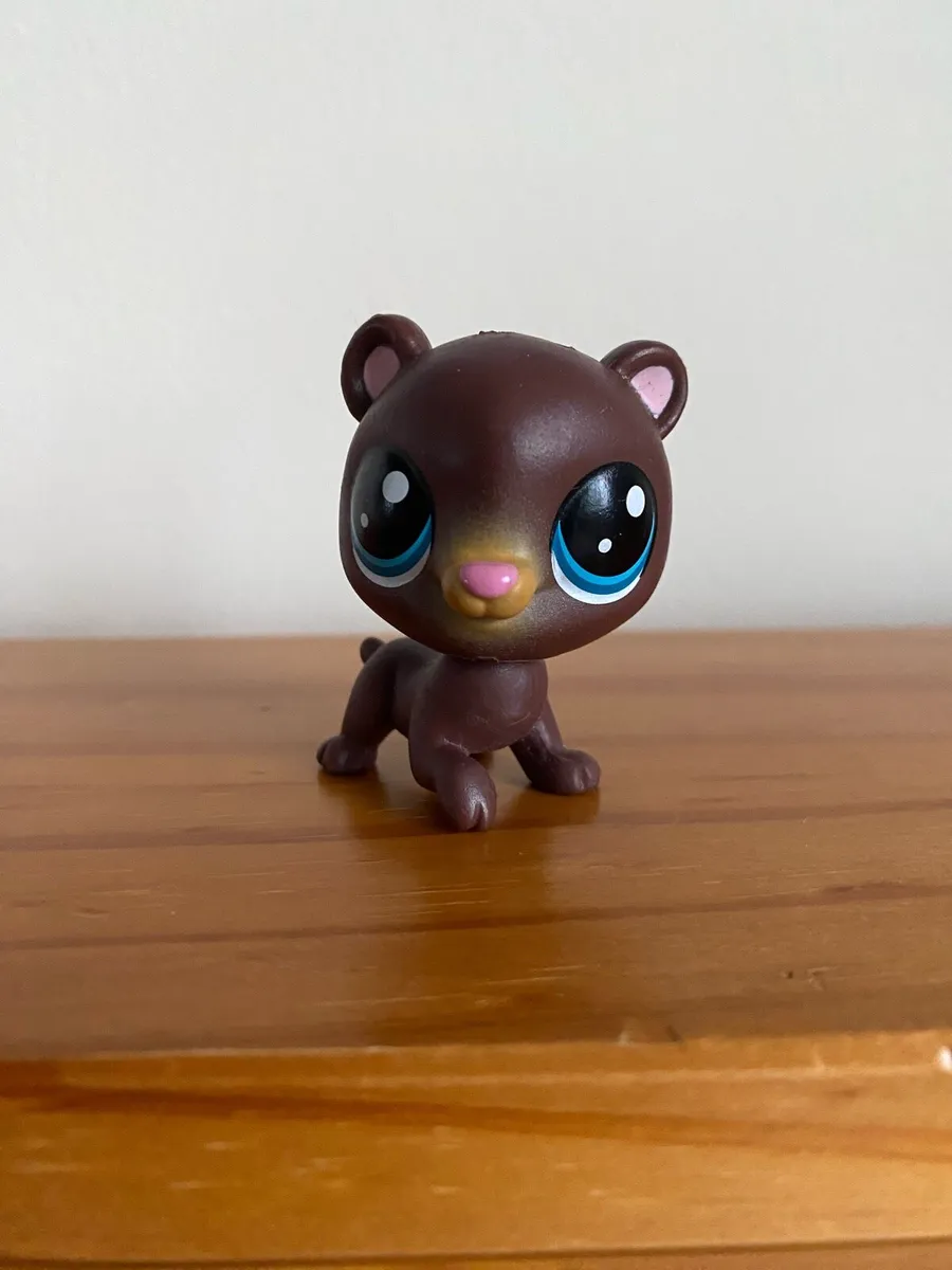 LPS Littlest Pet Shop Brown Tan Bear Grizzly Hill - Image 2