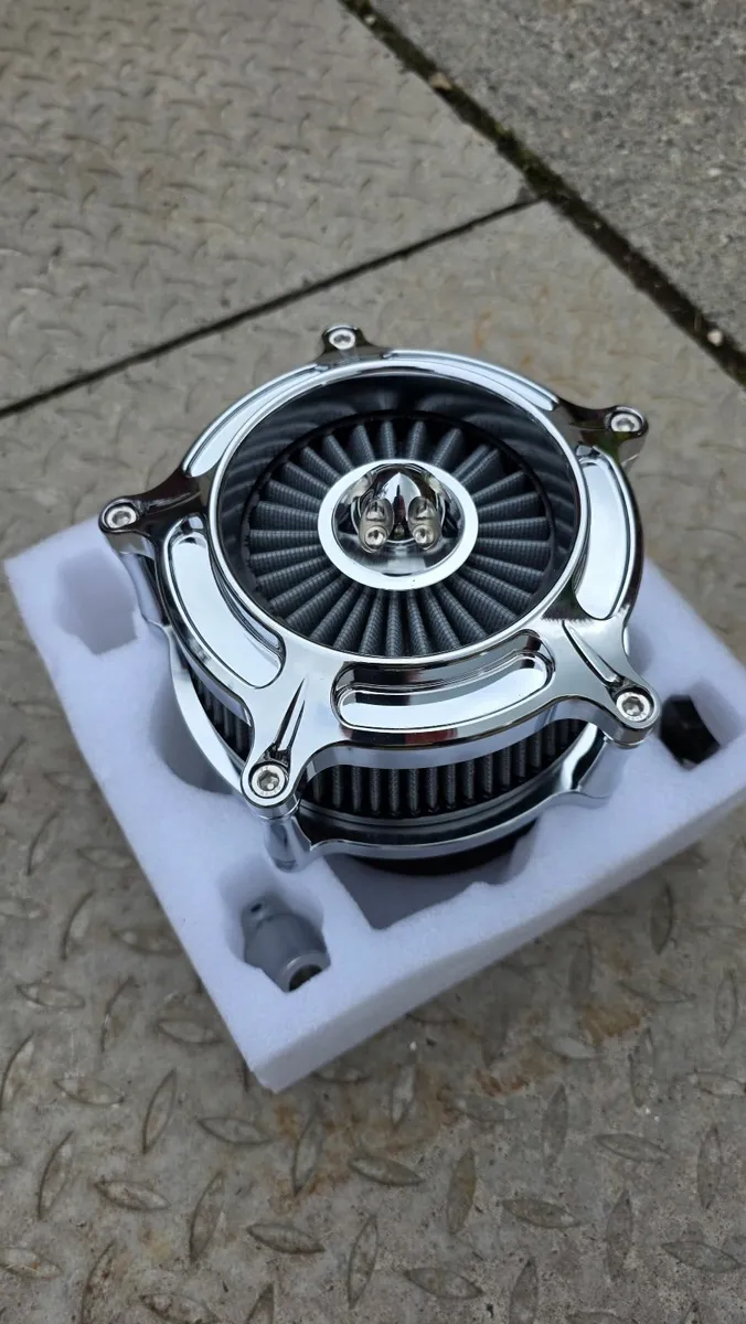 BEAUTIFUL CHROME AIR FILTER HOUSINGS FOR MOTORCYCL - Image 2