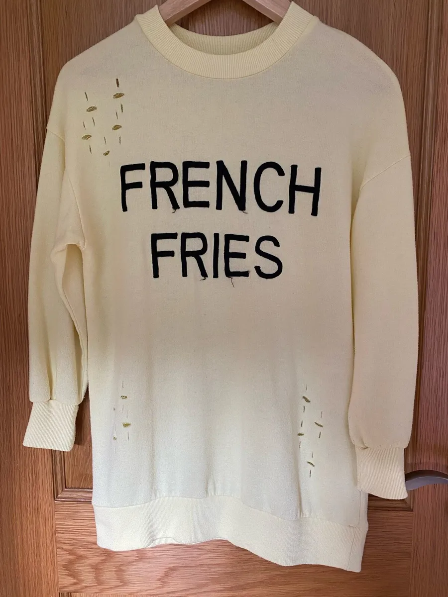 Woman’s French Fries Lemon Sweater \ Jumper - Image 1