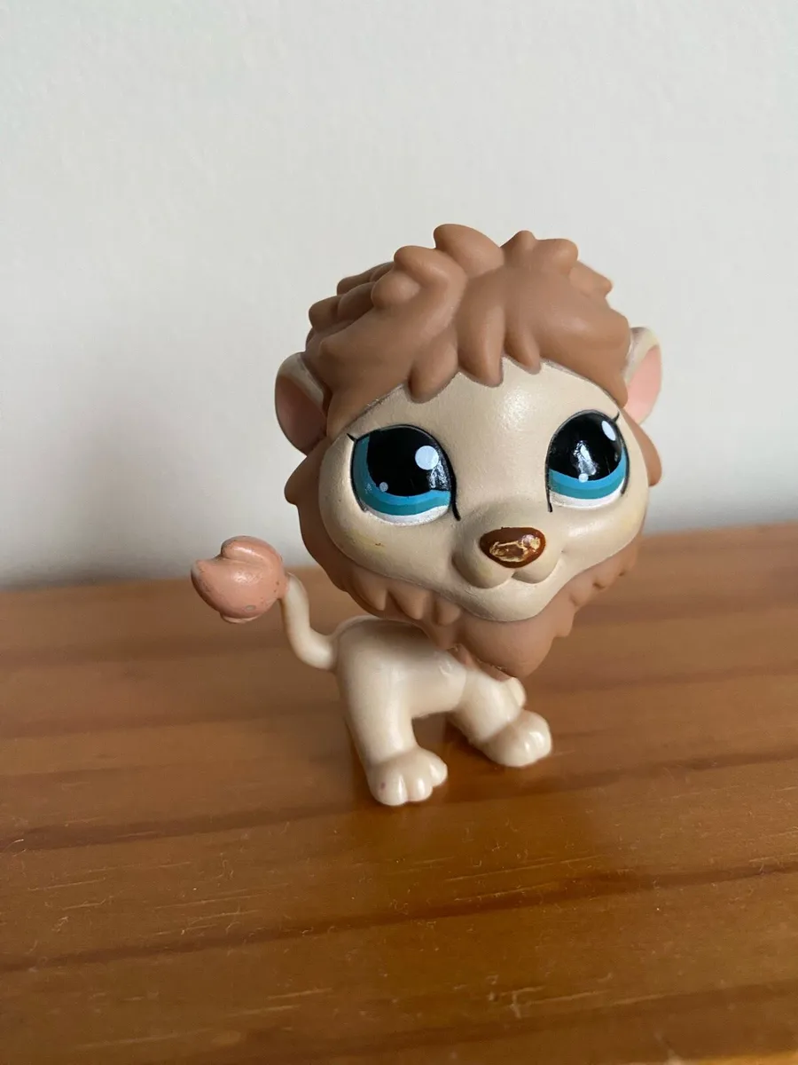 Authentic Rare LPS Littles Pet Shop Tan Lion - Image 1