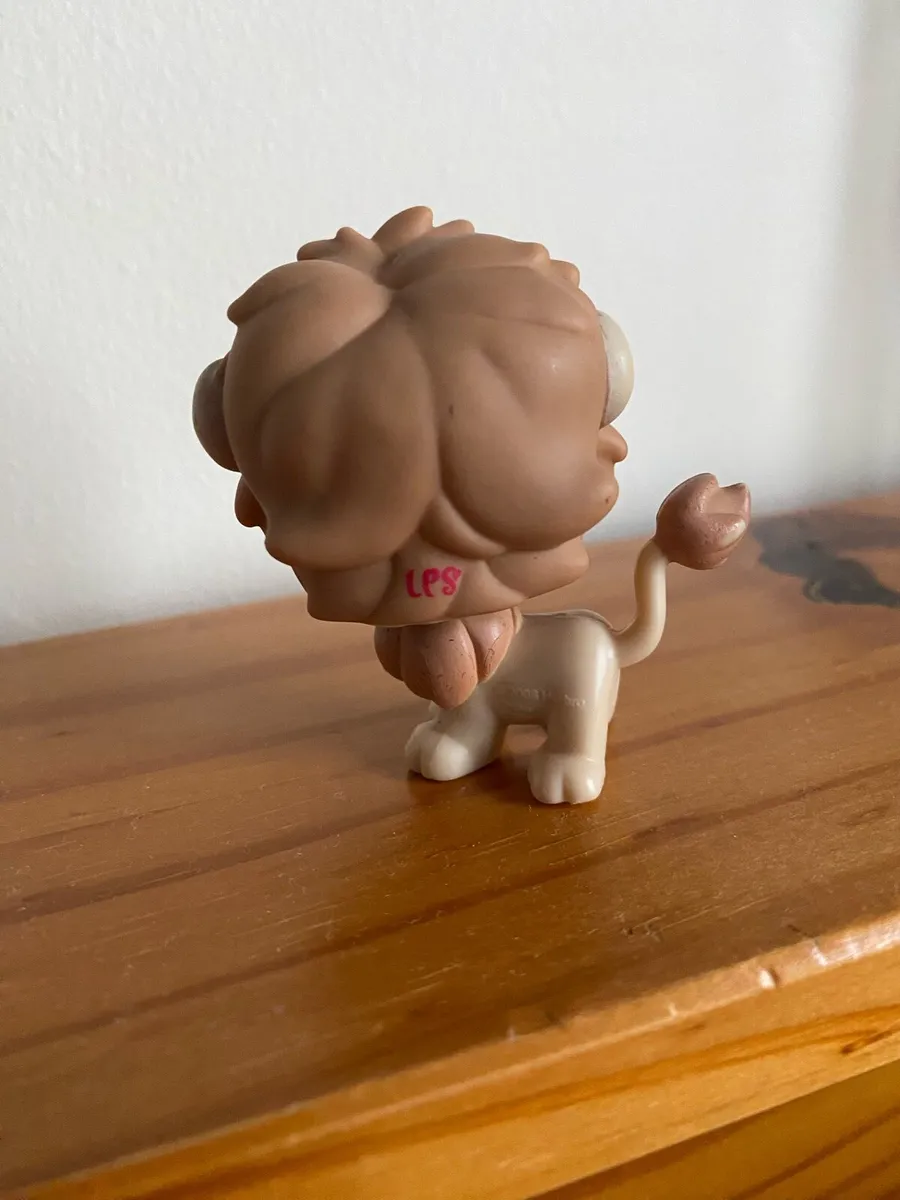Authentic Rare LPS Littles Pet Shop Tan Lion - Image 3