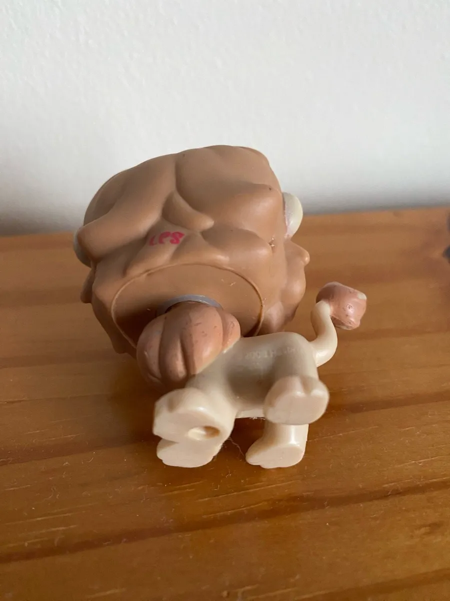 Authentic Rare LPS Littles Pet Shop Tan Lion - Image 4