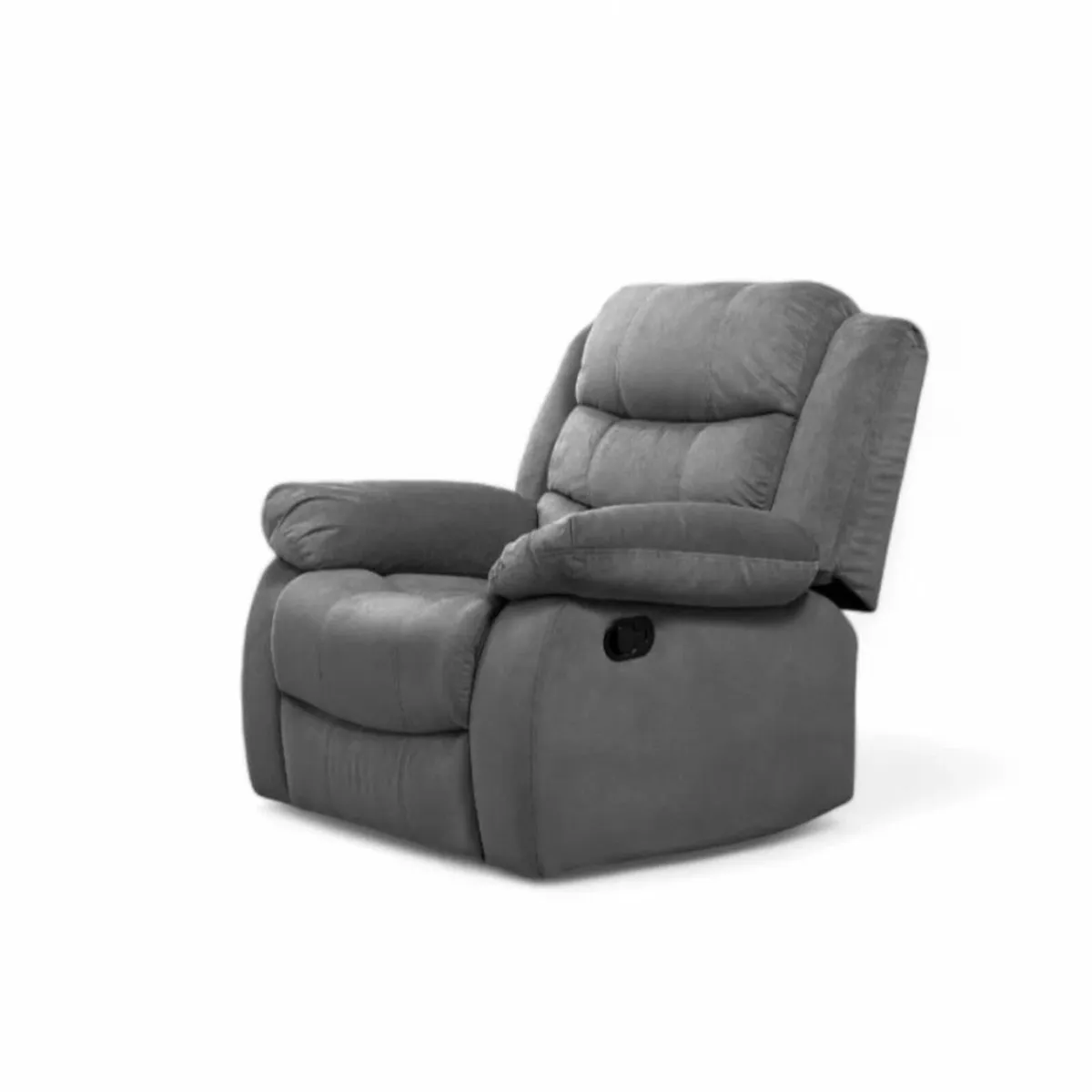 Single Chair Fabric Recliner Sofa - grey - Image 4