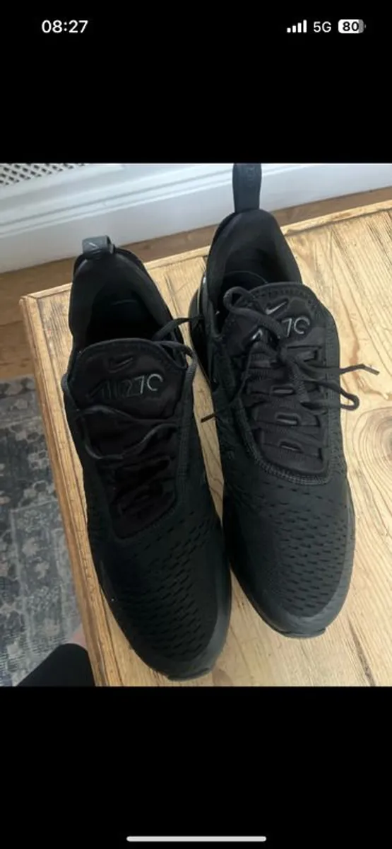 NIKE 270 trainers all black - Image 1