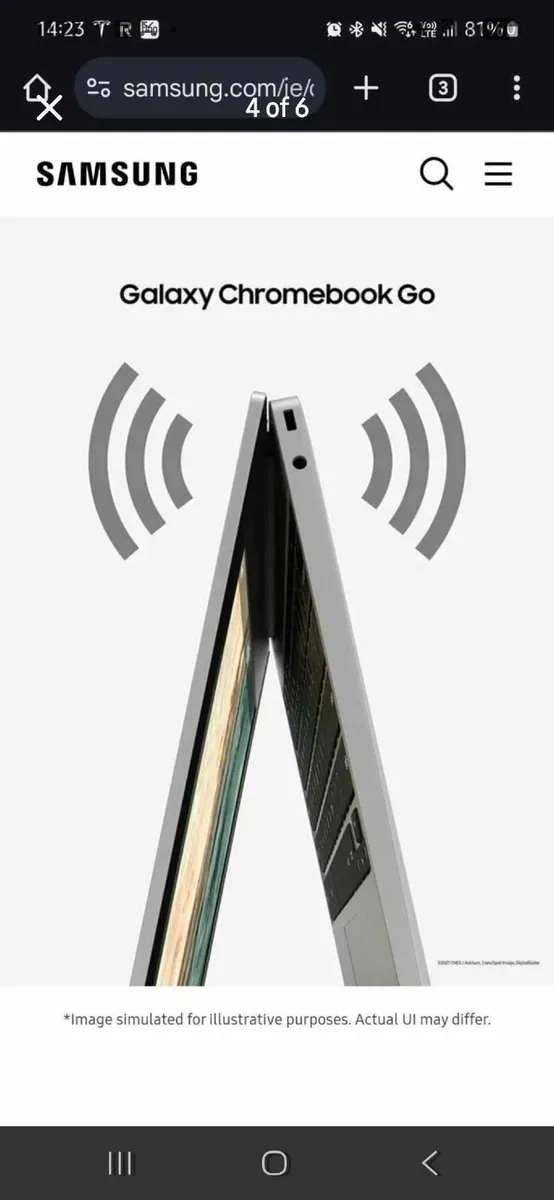 SAMSUNG Chromebook go - Image 1