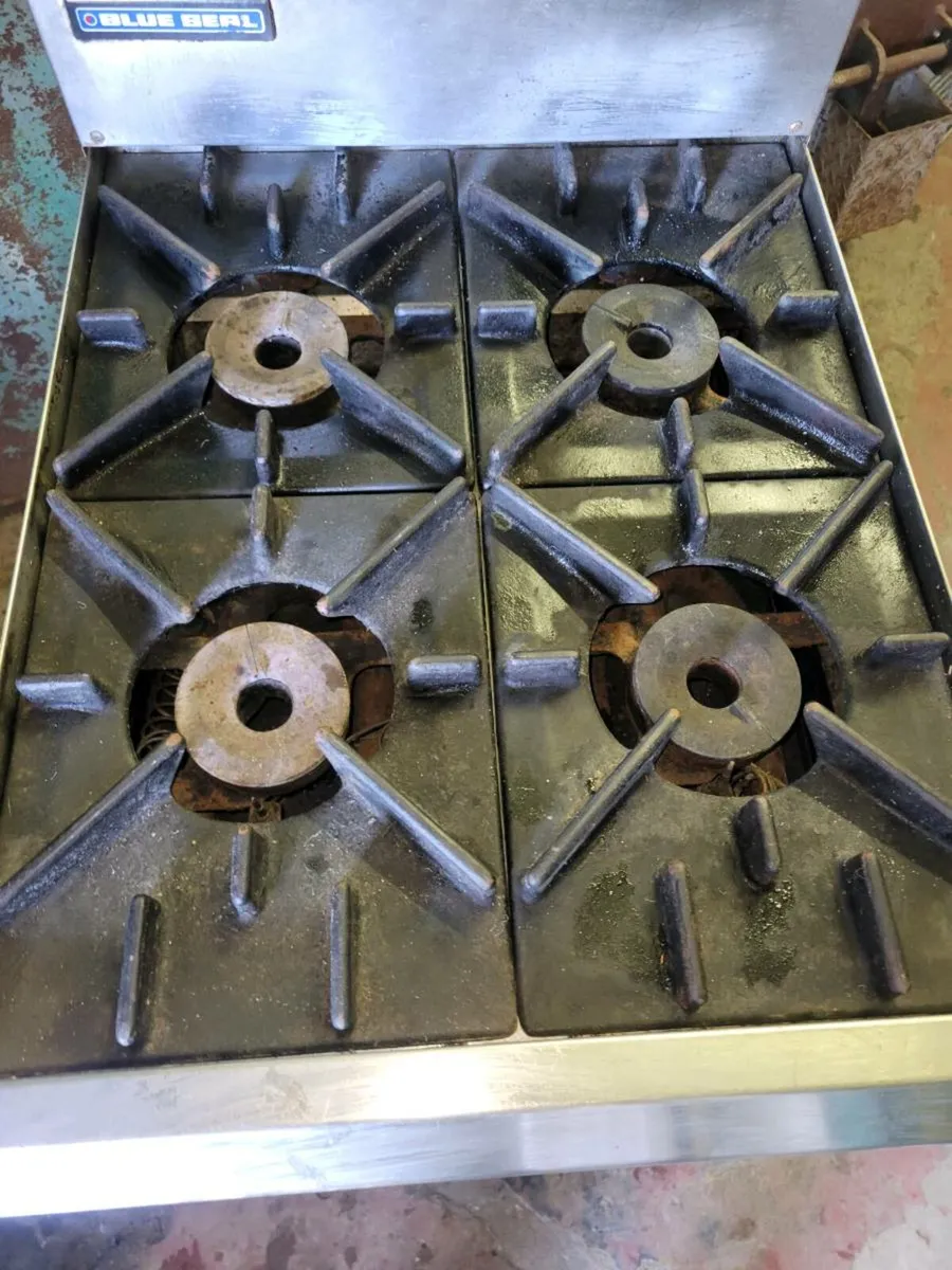 4 Burner Gas Oven Range BLUE SEAL - Image 4