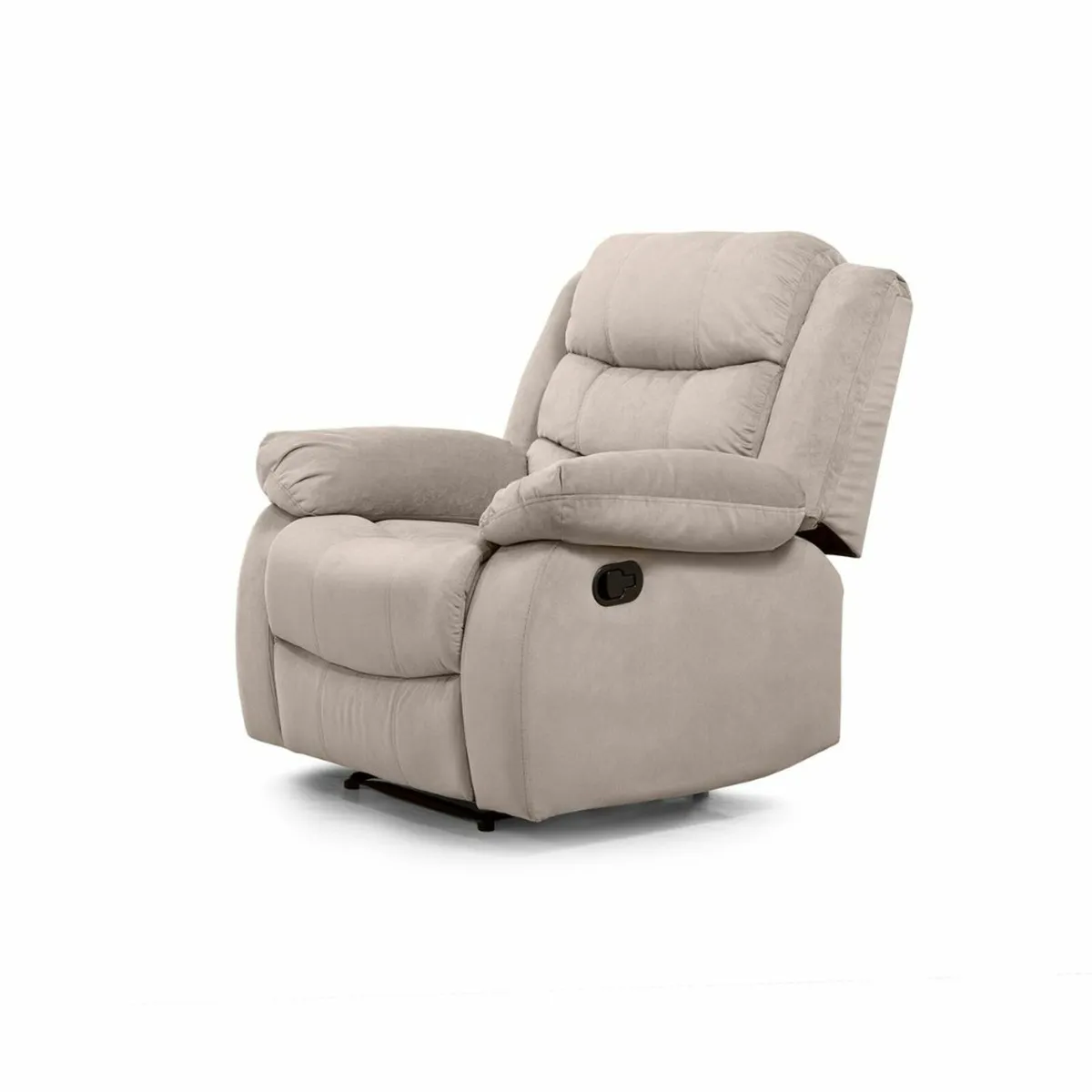 Single Chair Fabric Recliner Sofa - Brown - Image 4