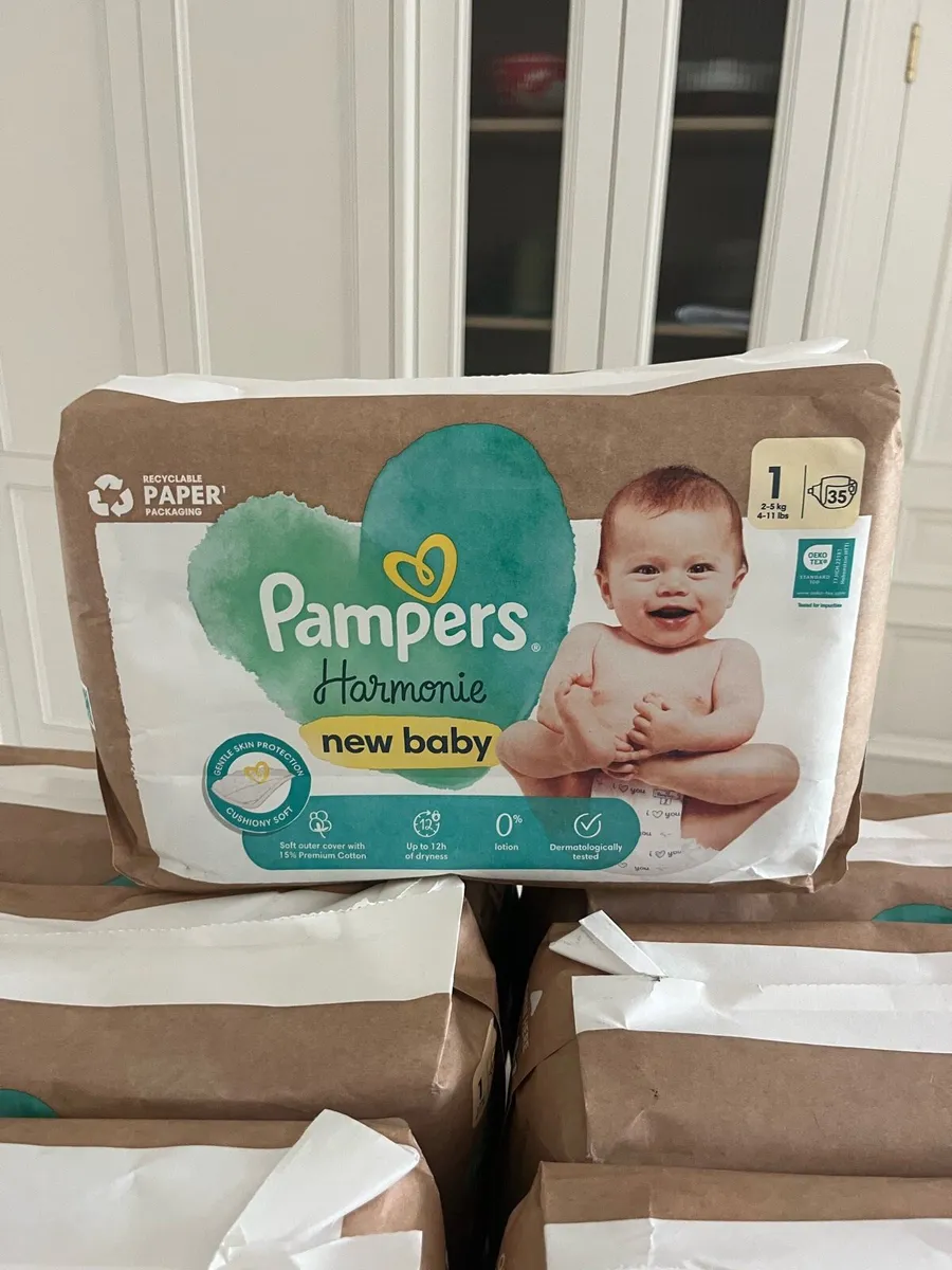 Pampers Harmonie Nappies - Size 1 - Image 2