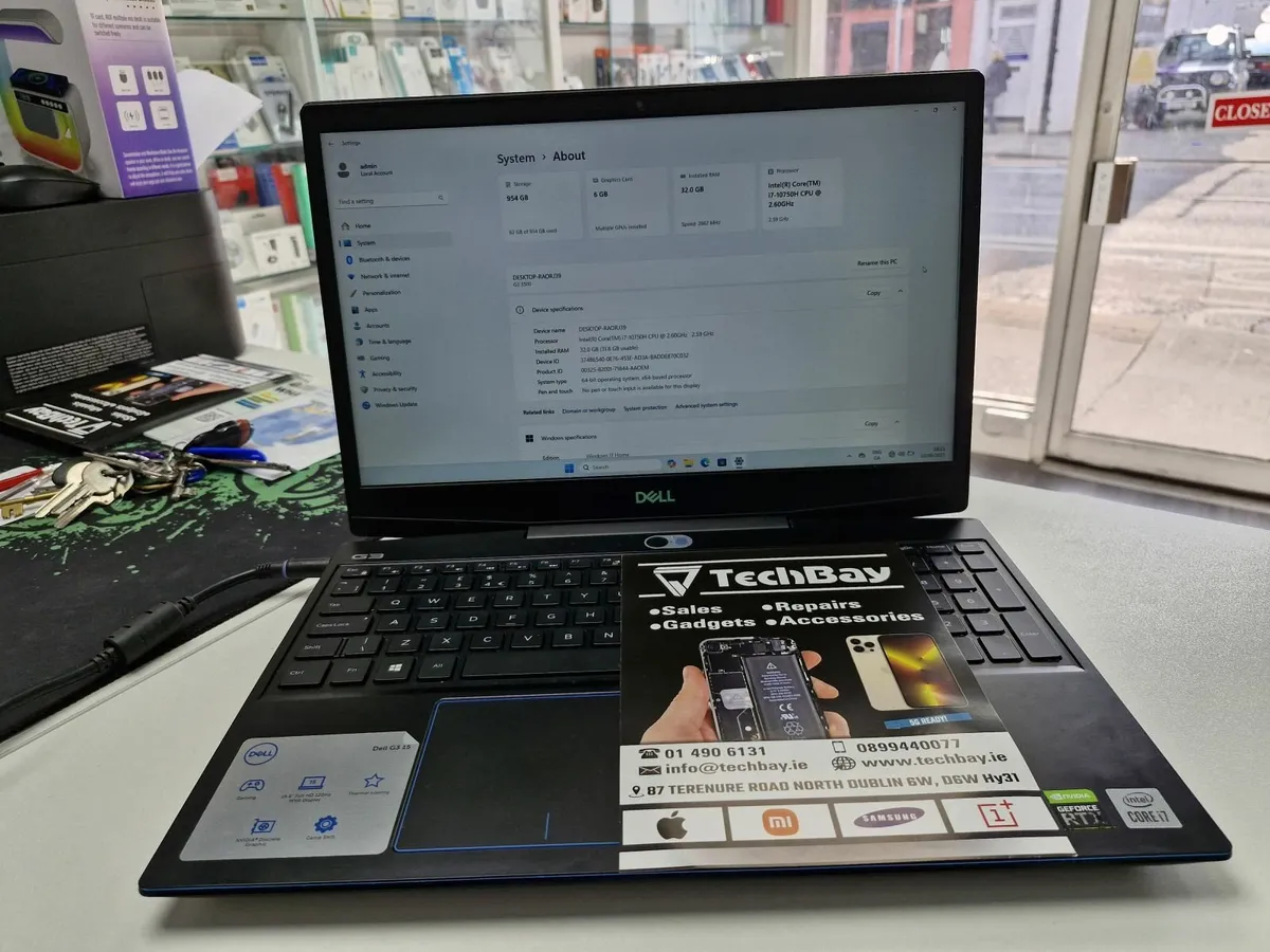 Dell G315 i7 32gb 512gb