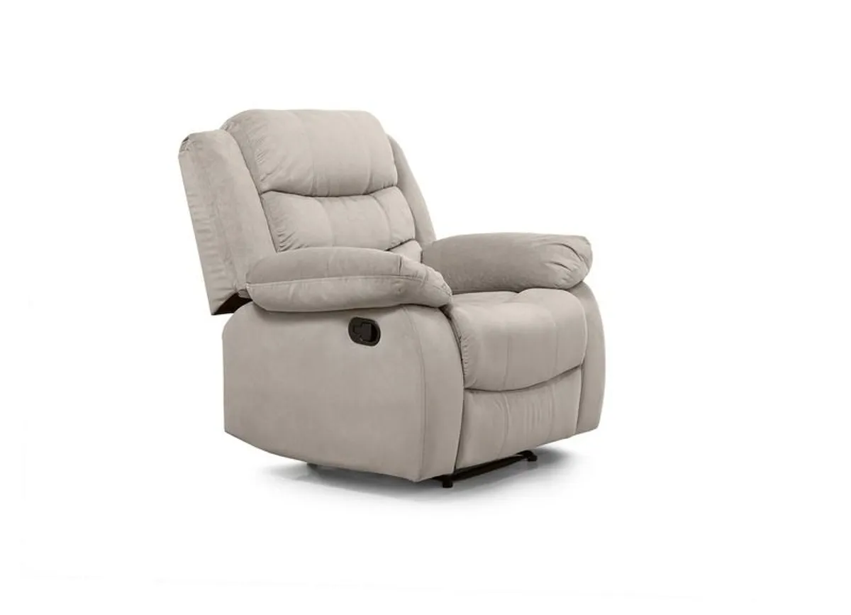 Single Chair Fabric Recliner Sofa - Brown - Image 3