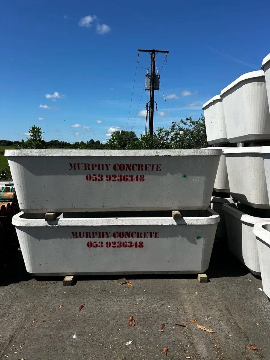**SALE** Murphy Concrete Water Troughs - Image 1