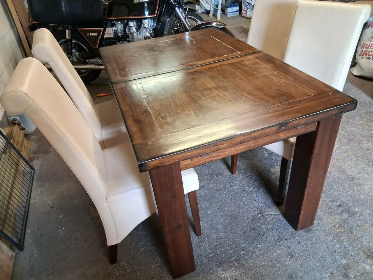 Dining table with 4 chairs - Image 2