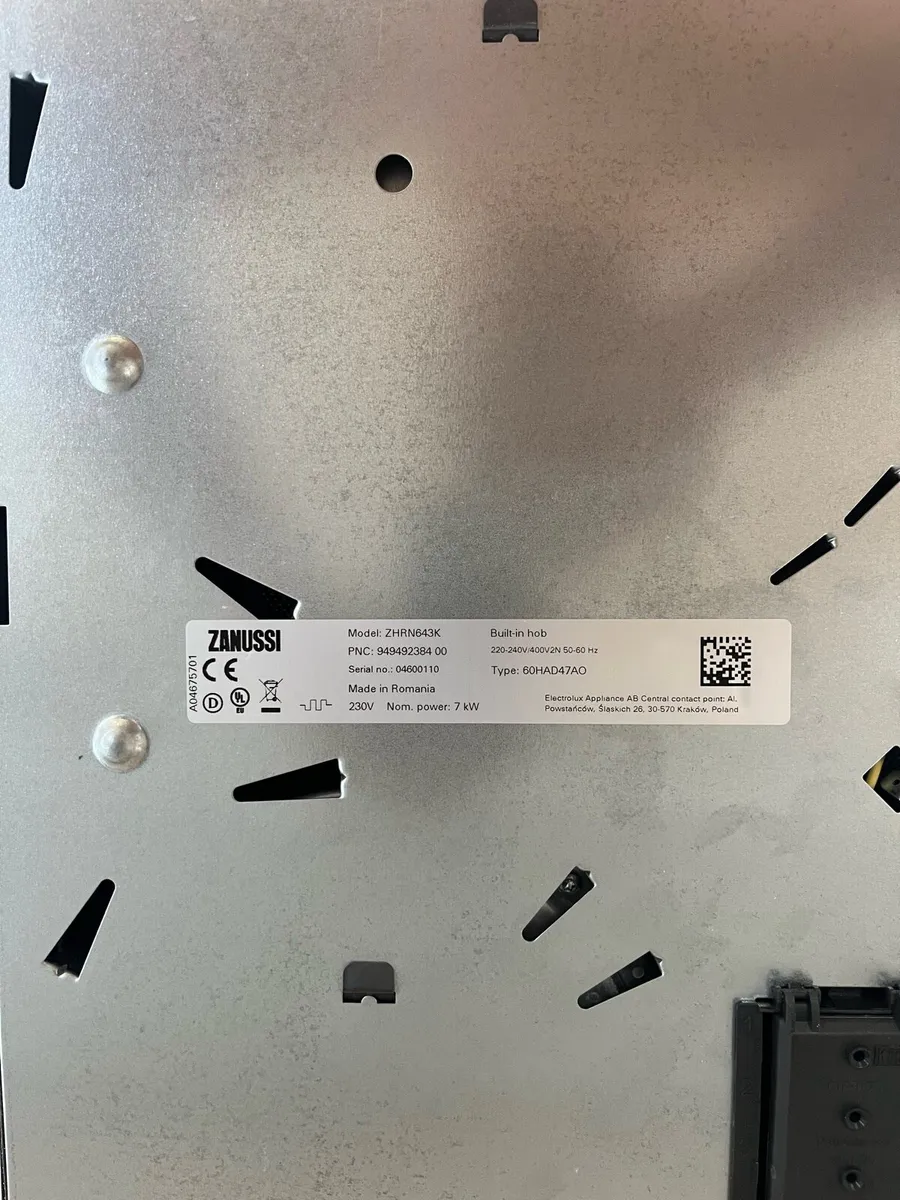 Zanussi Ceramic hob - Image 3