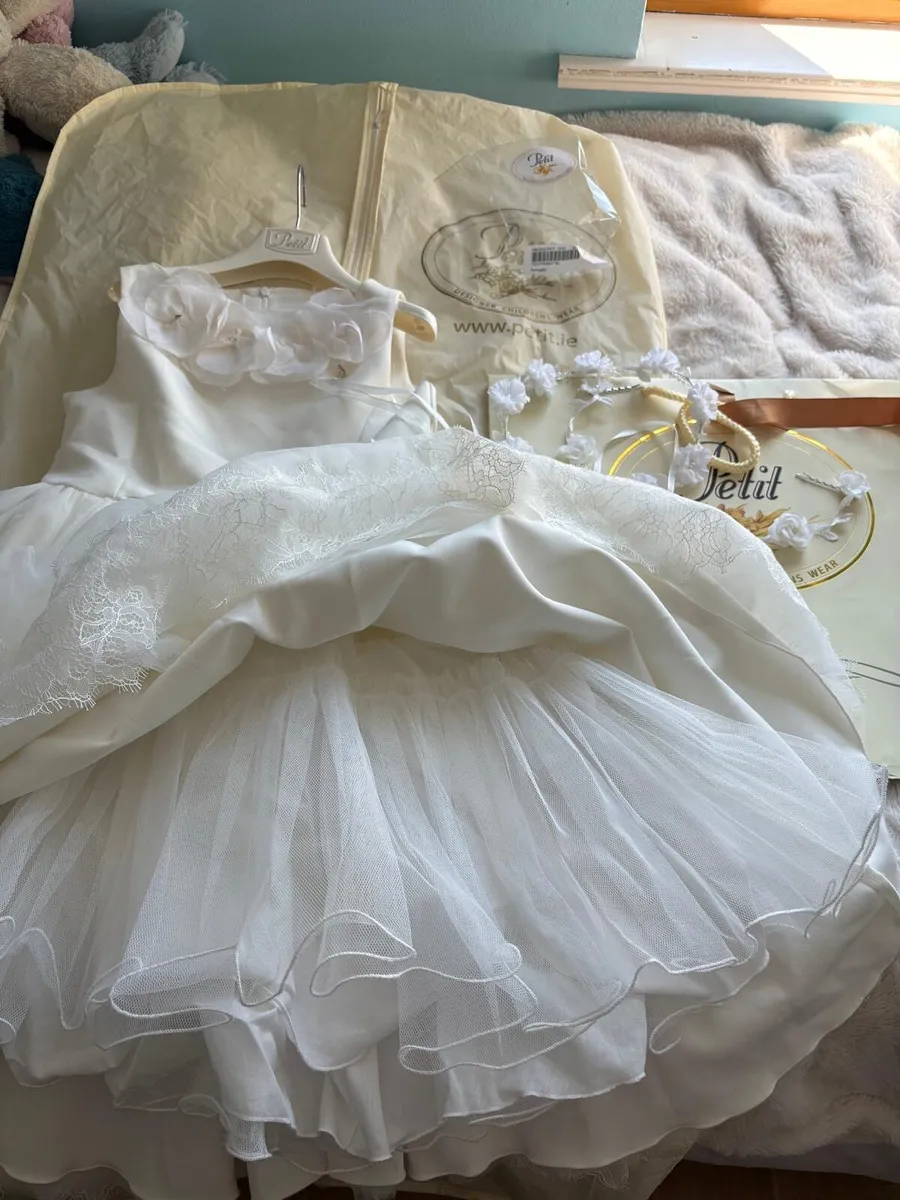 Communion Dress by Pettit-Includes Matching shoes - Image 3
