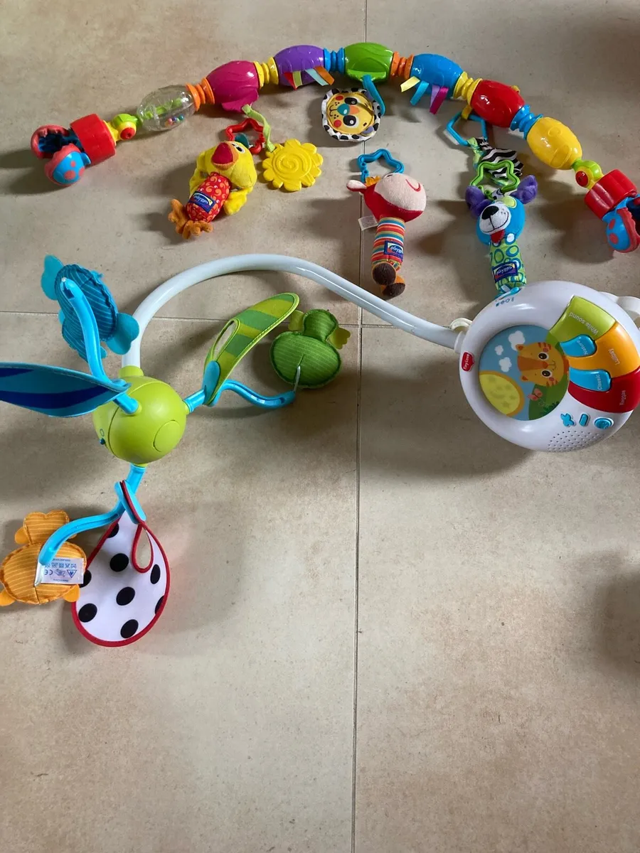Baby cot mobile and toy