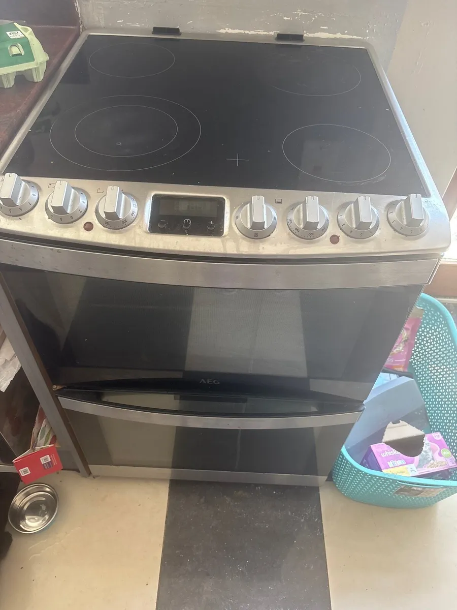 AEG freestanding Hob and double Oven