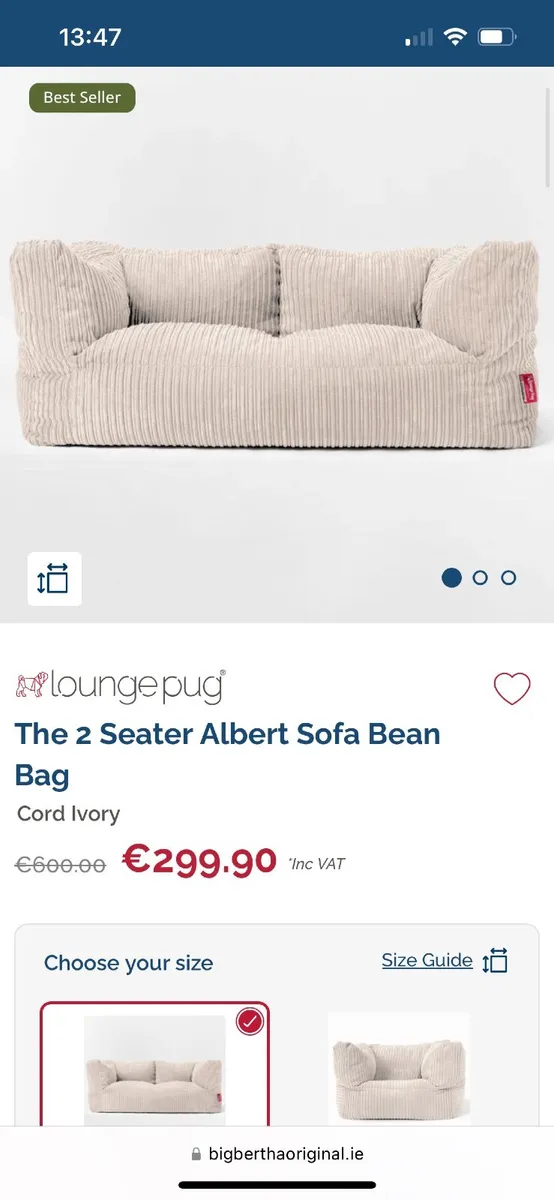 Brand new beanbag sofa - Image 1