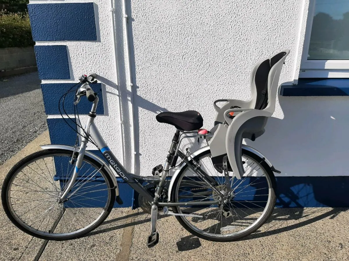 Bike and baby seat - Image 1