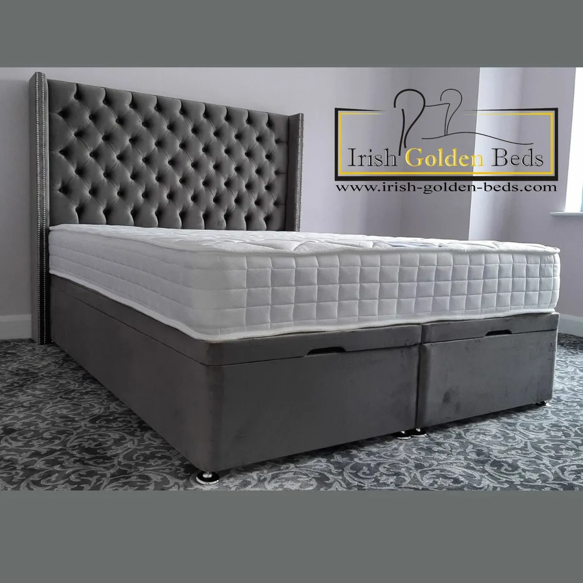 bed frame and headboard, free delivery - Image 2