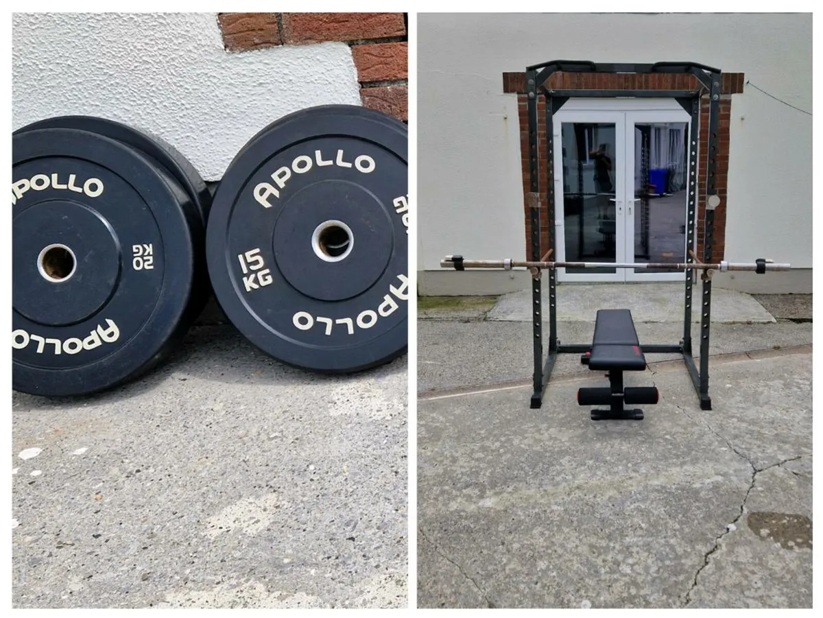 Contents of Home Gym | Rack Weights and More - Image 2