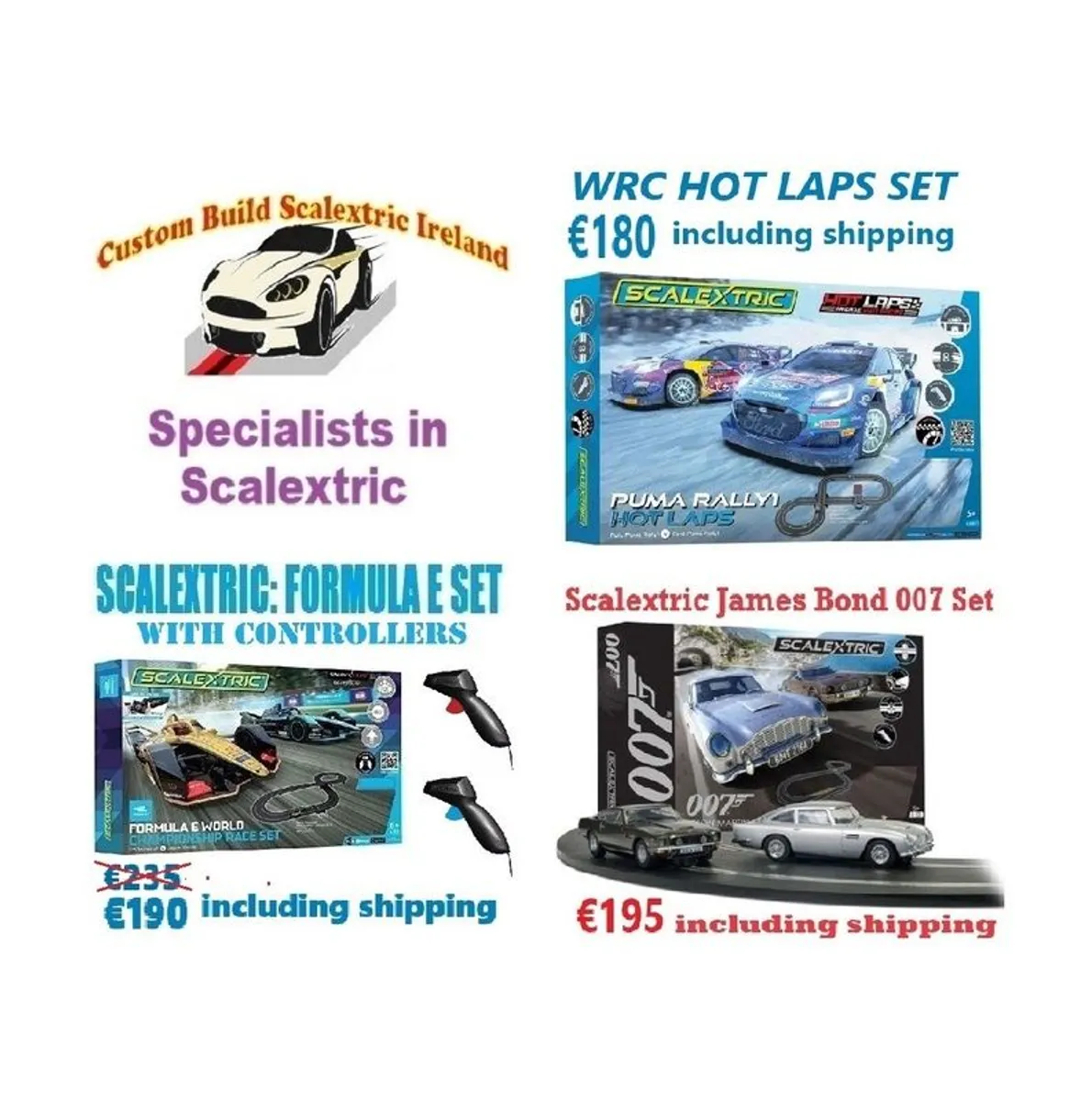 Several Brand New Scalextric Sets - Image 1