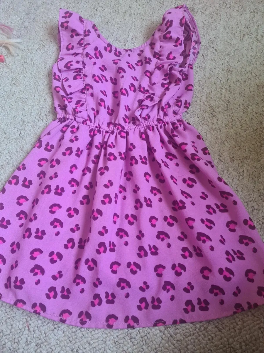 Purple Cheeta Dress - Image 1