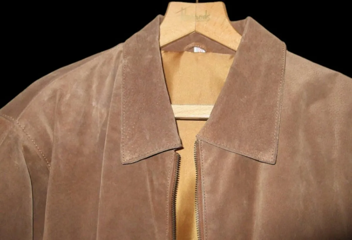 Vintage Harrods Ex-Display Suede Jacket - Image 4