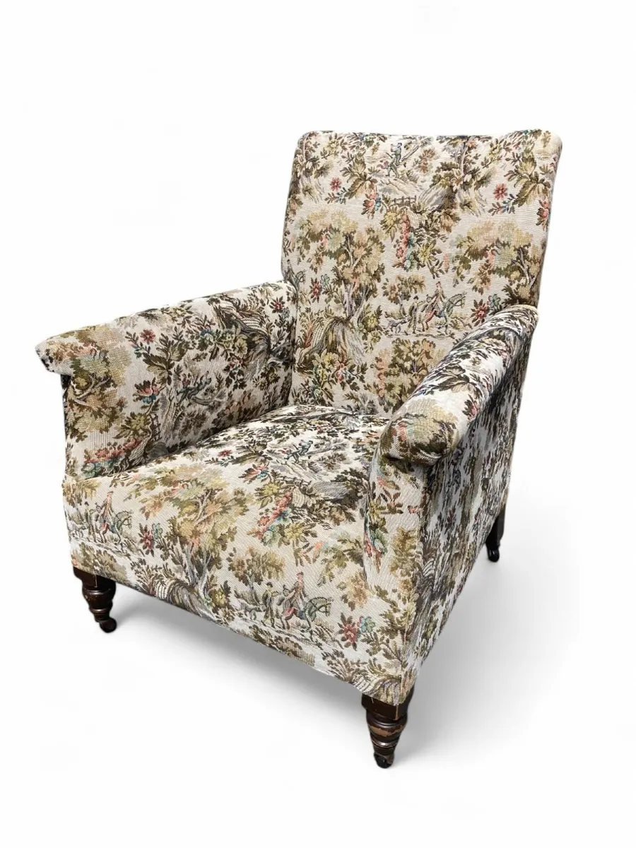 Antique Armchair - Low. - Image 1