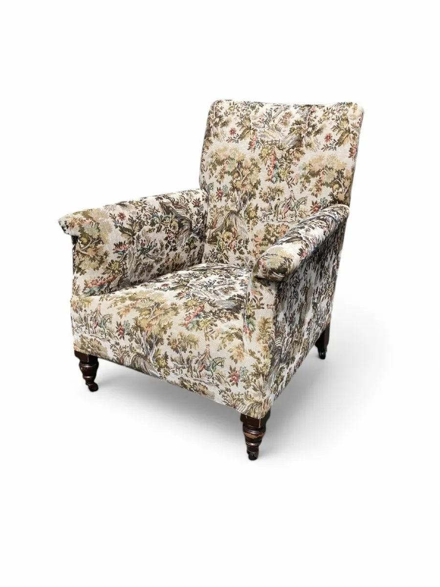 Antique Armchair - Low. - Image 2