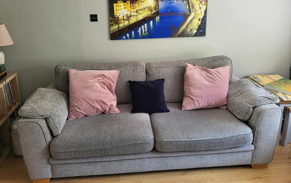 Suite of Furniture: 2 Couches + Armchair for Sale - Image 1