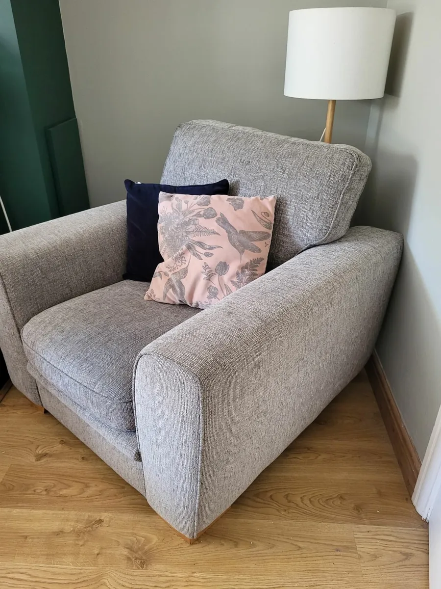 Suite of Furniture: 2 Couches + Armchair for Sale - Image 4