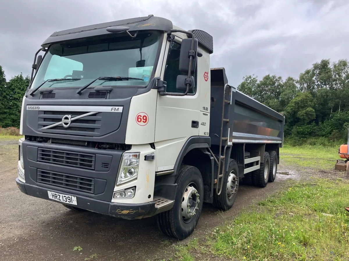 Volvo Fm 420 8 Wheel  steel tipper 2014 - Image 3
