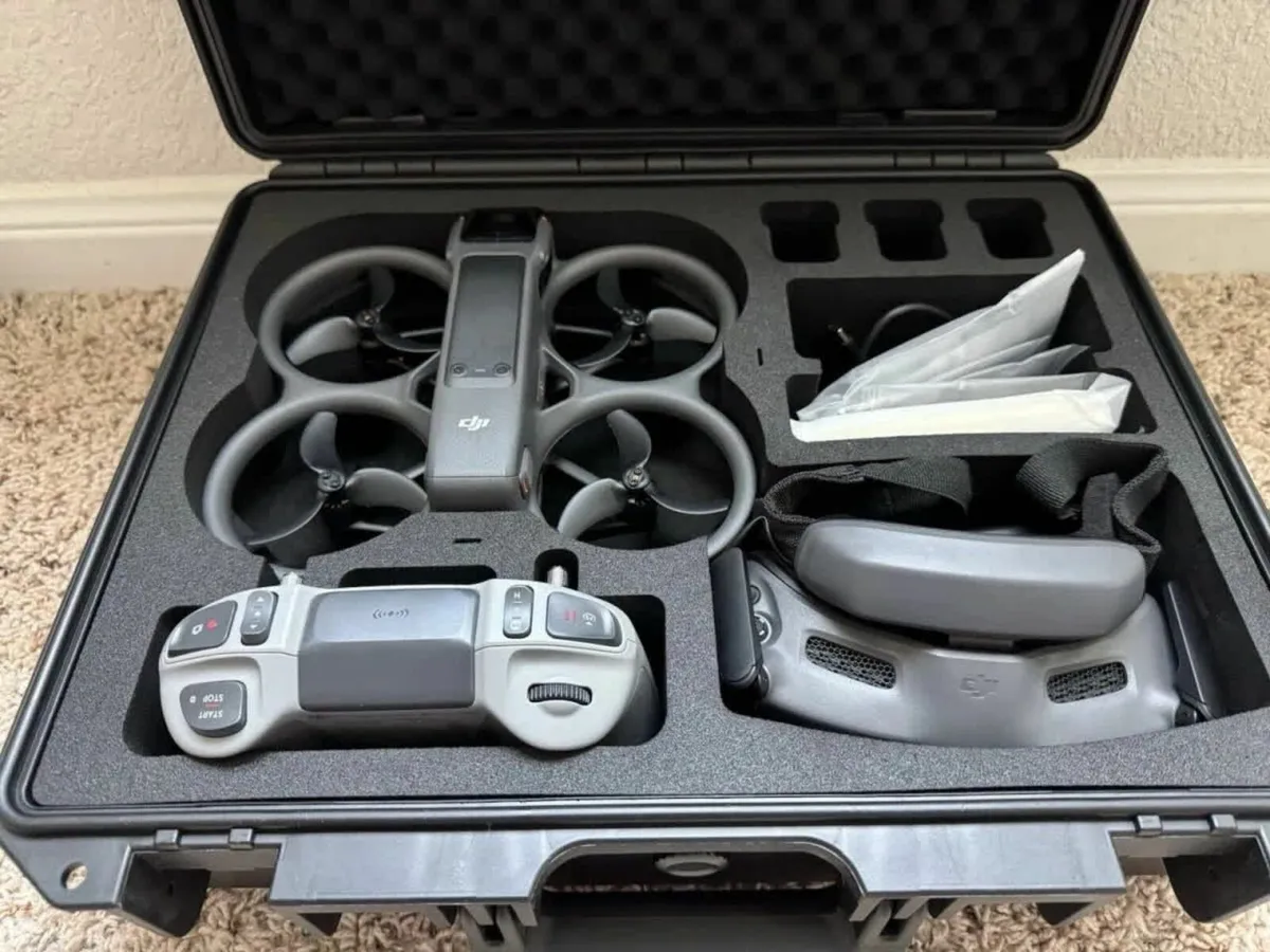 DJI Avata 2 FPV Drone, Goggles and remote control - Image 1